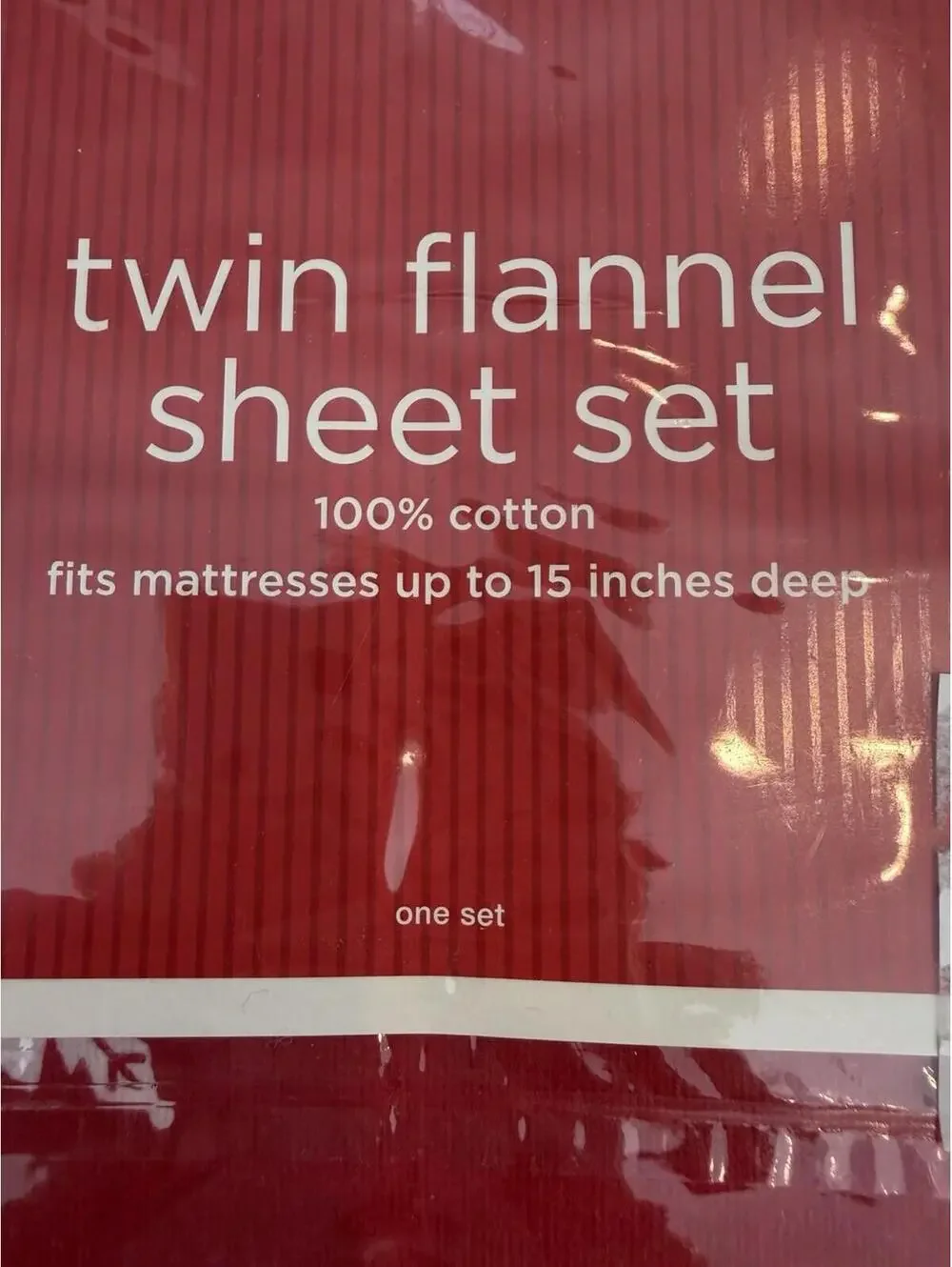 Target Brands 2008 Twin Flannel Sheet Set Snowflakes  NIB